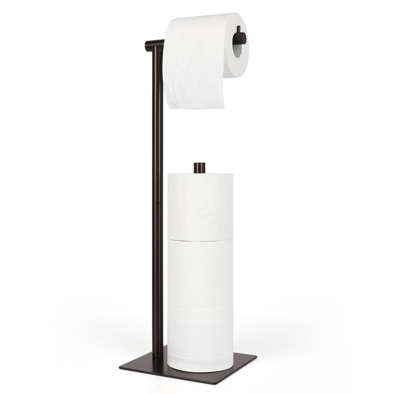 Porte-papier hygiénique sur pied, porte-papier hygiénique pour plomberie industrielle