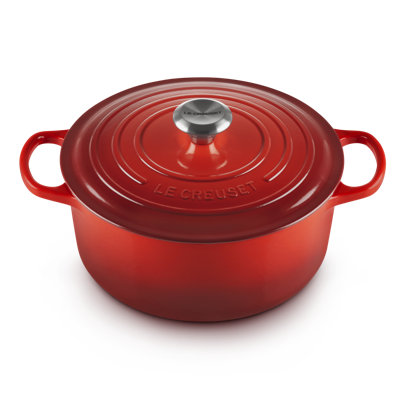 Le Creuset Signature Enameled Cast Iron Round Dutch Oven with Lid