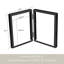 Cadre en métal flottant articulé avec verre véritable-984702066-984702067
