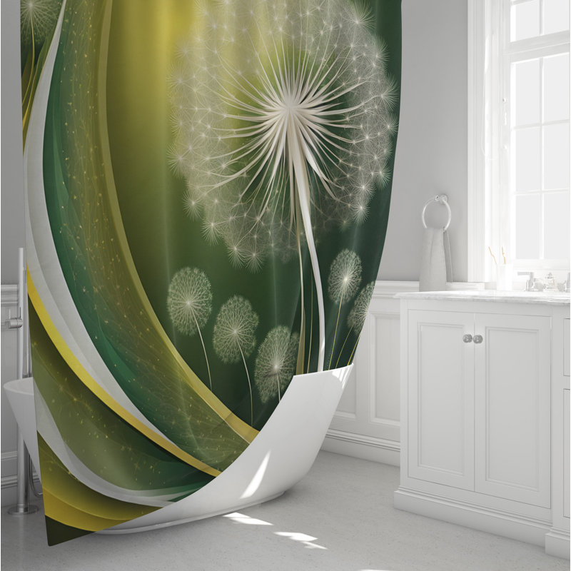 Rideau de douche Floral, H 93 po x l 70 po