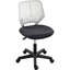 color Mid-Back Armless Mesh Padded Swivel Task Office Chair-1258894778