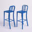 Commercial Grade Metal Indoor-Outdoor Stool with Vertical Slat Back-1824115533-1824115529