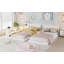 Double cadre de lit simple avec rangement, lit simple au sol avec lumière et station de charge, 2 lits simples convertibles pour 2 enfants, blanc-1468018189