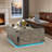 Farmhouse Lift Top LED Coffee Table With Storage-464484020