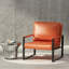 Fauteuil en similicuir 24,83 po Eritrea-1012264080