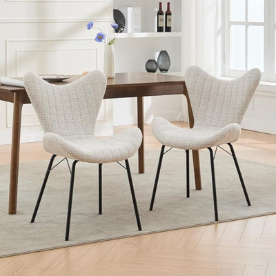 49cm H Upholstered Metal Accent