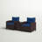 Chunn 2 - Person Patio Conversation Sets with Cushions-329014503-268894460