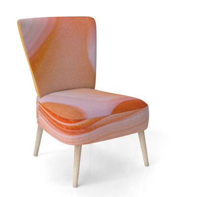 Chaise d'appoint rembourrée à motif floral - Chaise d'appoint moderne à motif floral