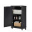 Armoire de salle de bain Armoire de rangement de coin triangulaire avec tablettes réglables-1554884462
