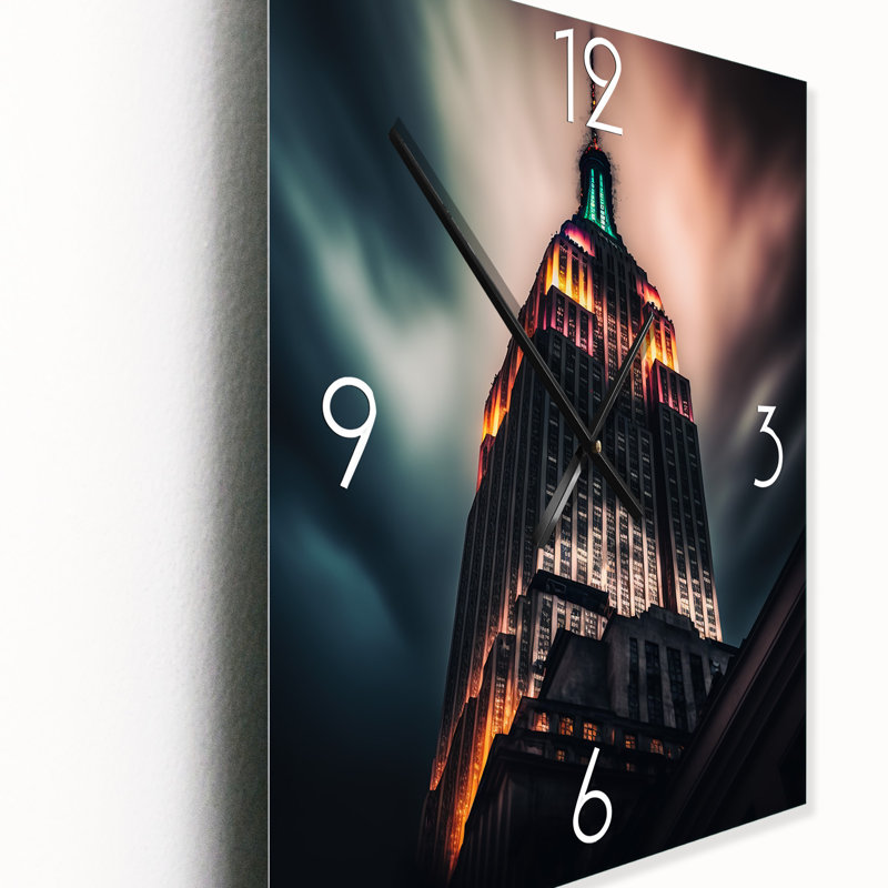 Horloge murale Empire New York, Grand