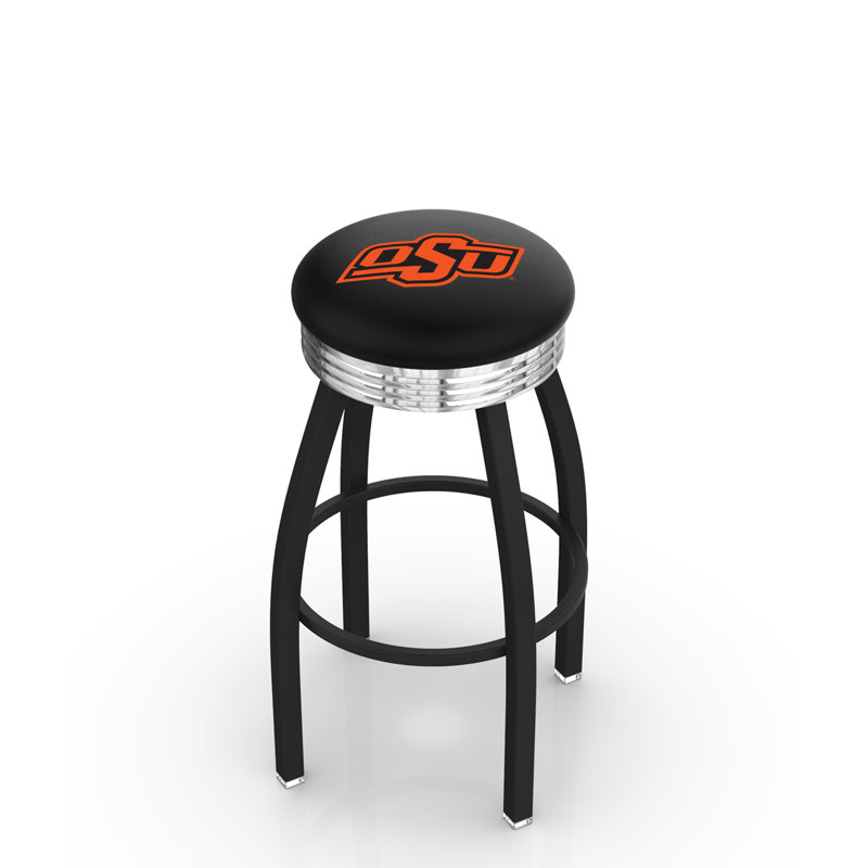 Tabouret de bar Logo Series, Tabouret de comptoir (siège d'une hauteur de 25 p, Chrome soudé solide