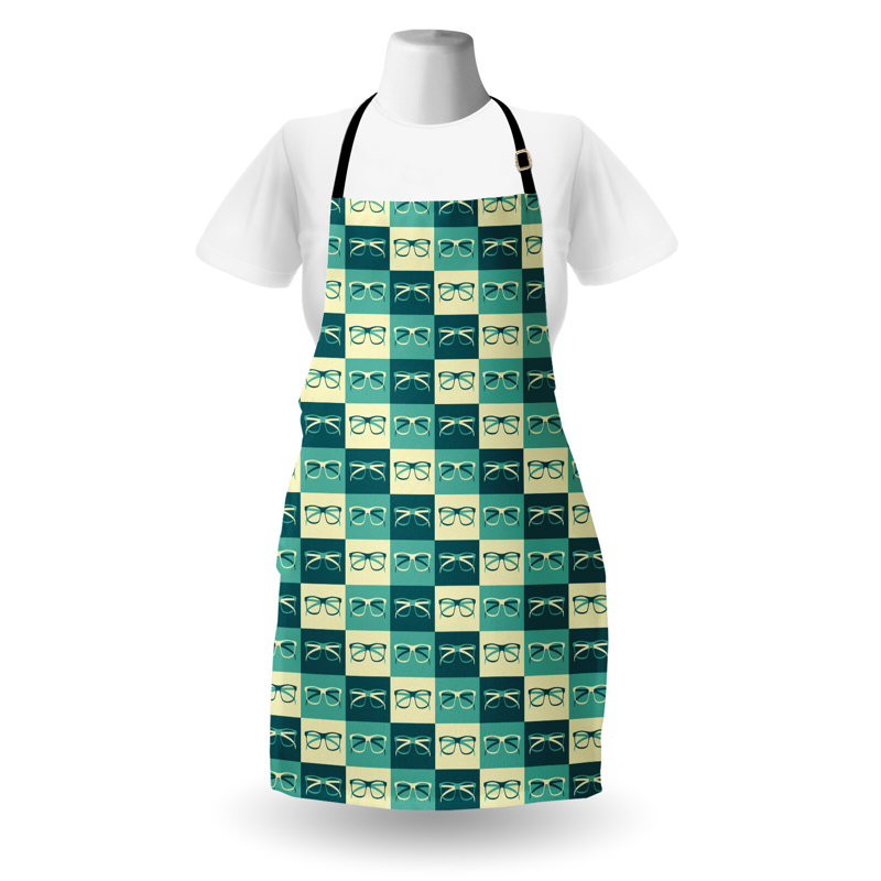 Checkered Bib Apron