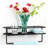 Hand-Blown Wide-Mouth Colored Vase, 9-Inch Teal Version, A Versatile Decorative Item For Living Rooms, Offices, And Dining Tables.