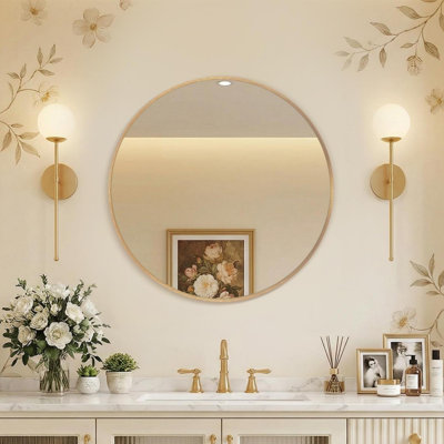 Grand miroir mural Ebern Designs