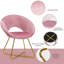 Fauteuil rembourré en velours-187426212