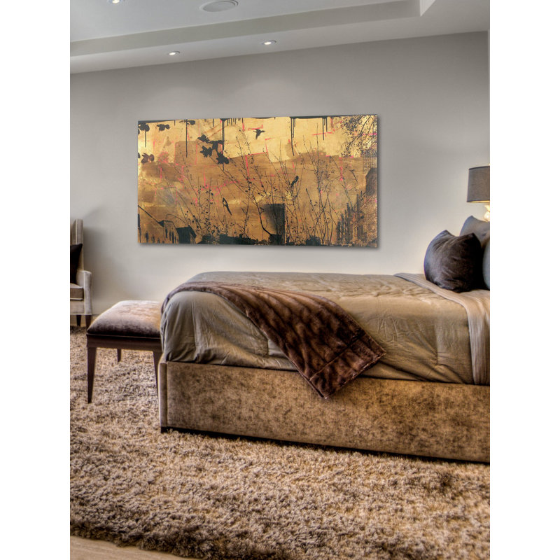 « predressing the auspice », reproduction sur toile tendue, H 30 po x l 60 po