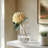 Jhonathon 7" Textured Clear Glass Table Vase-1671581206-1672266903