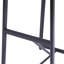 Ensemble de 3 tabourets de bar 27 "H 27" avec repose-pieds