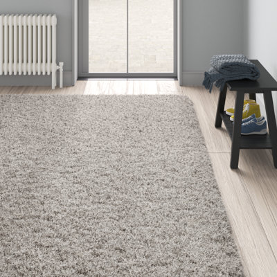 Gilkey Polyester Machine Woven Shag Area Rug