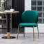 Chaise de salle à manger en velours-1043310813