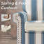 Upholstered Cotton Blend and Herringbone Armchair-1763927364