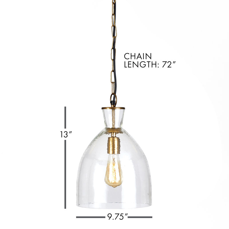 1 - Light Pendant, 13"