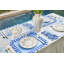 Embroidered Linen Scalloped Stripe Double-Sided Placemats-1578562844