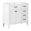 Ensemble de meuble-lavabo 36 po avec lavabo, armoire de salle de bain avec tiroirs, structure solide et panneau en bois aggloméré-801659597-801659603