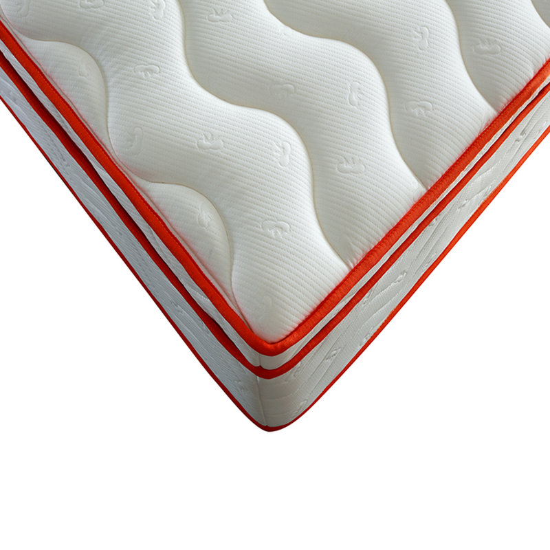 Matelas pour grand lit, 10 pouces dans une boîte, mousse à mémoire de forme et ressorts ensachés, fermeté moyenne, respirant doux, relief avec mousse de gel, ressorts individuels, soutien ferme,