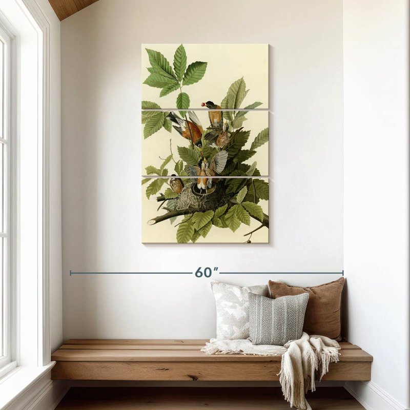 Brampt American Robin, 45" H x 28" W