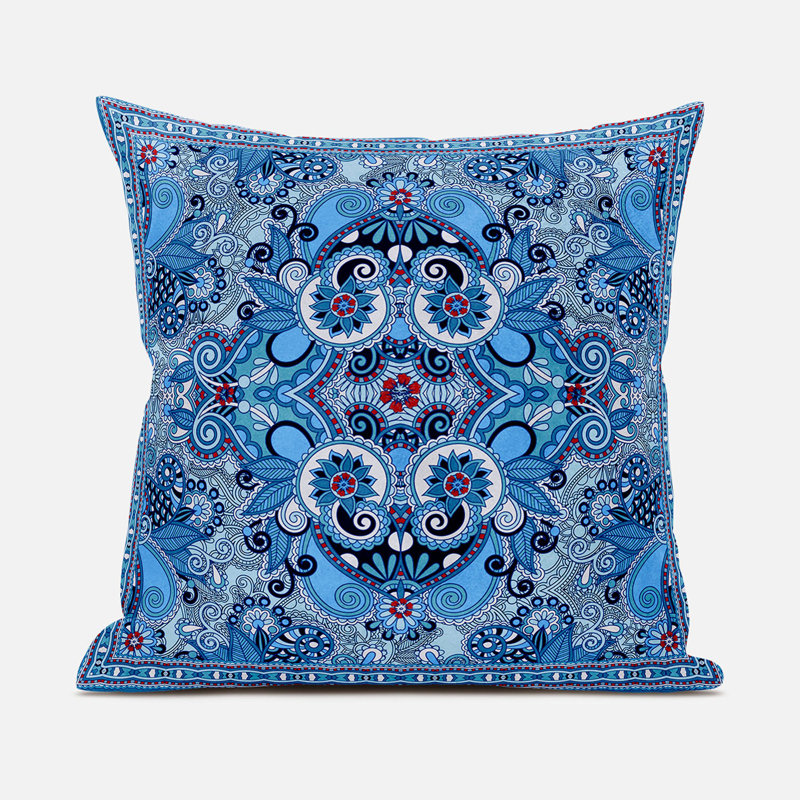 Housse et insert de coussin décoratif en polyester, 18 po x 18 po