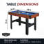 Table multi-jeux 3-en-1 48 po Triad