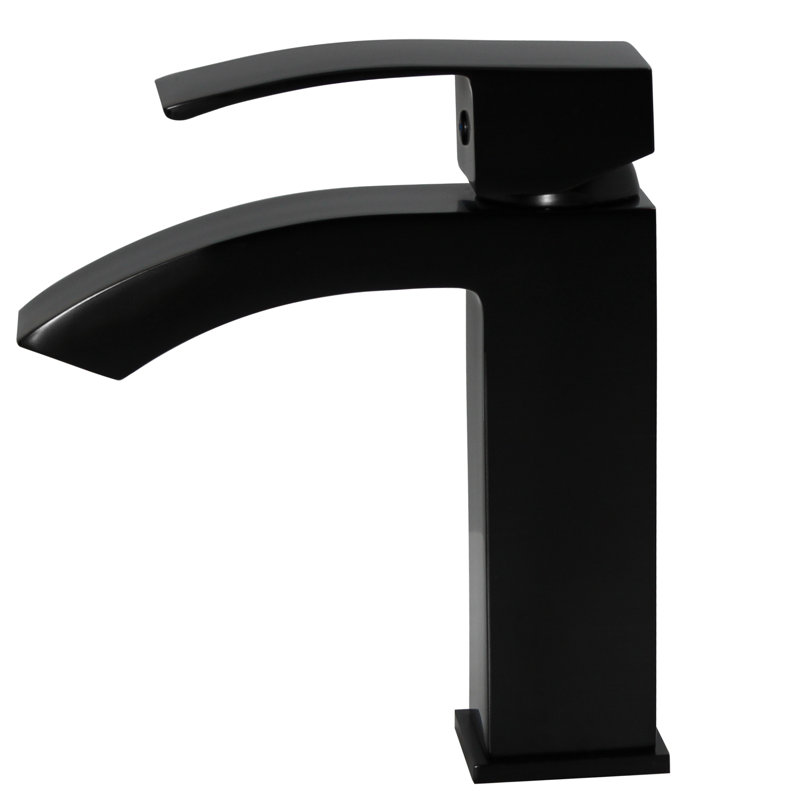 Single-handle Bathroom Faucet, Matte Black