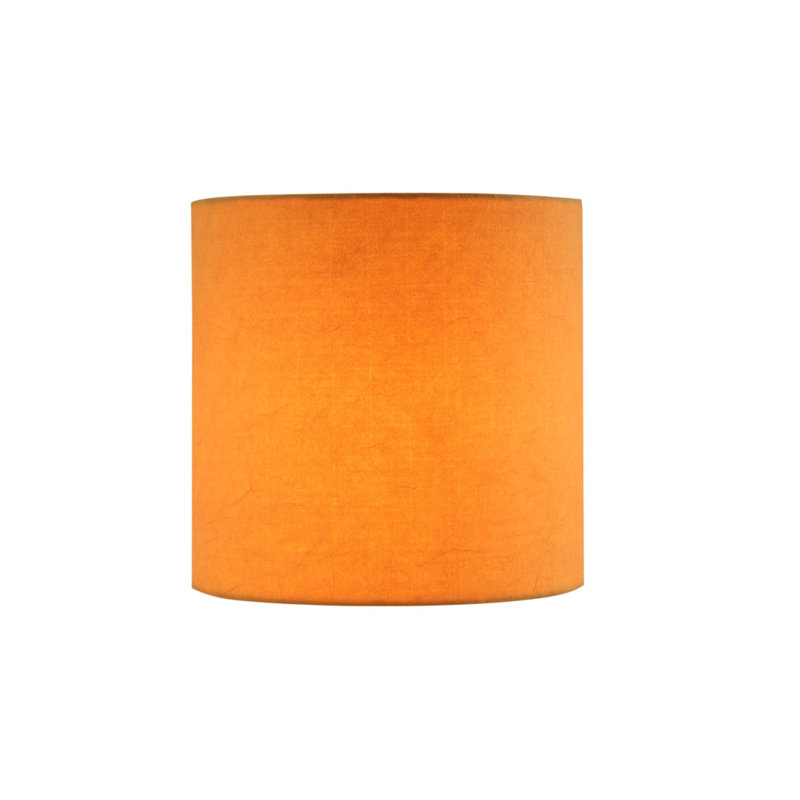 Abat-jour tambour en papier H 8 po x l 8 po (araignée), Beige
