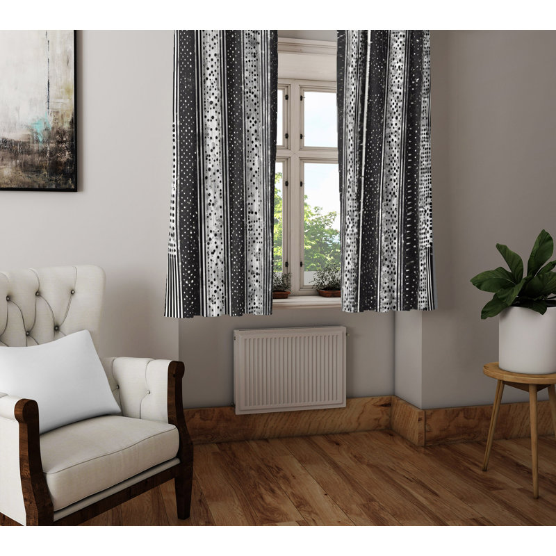 Semi Sheer Curtain Pair, 20" W x 82" L