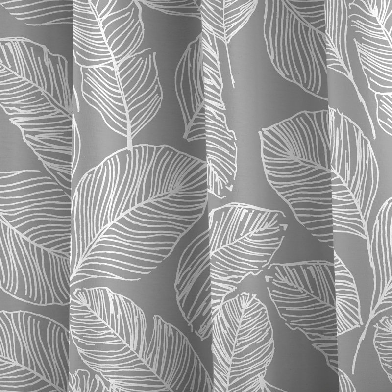 Matteo Cotton Sheer Curtain Pair, Grey, 229 W x 183 D cm