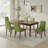 17.3'' Wide Modern Upholstered Fabric High Back Parsons Side Dining Chair with Solid Wood Legs-881857029