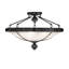 Arabesque 5 - Light Semi Flush Mount