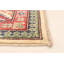 Tapis ivoire en laine noué à la main de conception unique 4 pi 10 po x 6 pi 11 po Moniquie