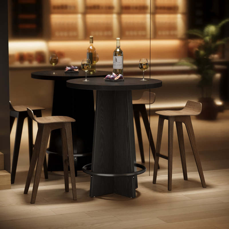 4 - Person Counter Height Dining Set, Black