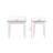 Vanity Stool Makeup Bench Dressing Stool With Cushion And Solid Legs
