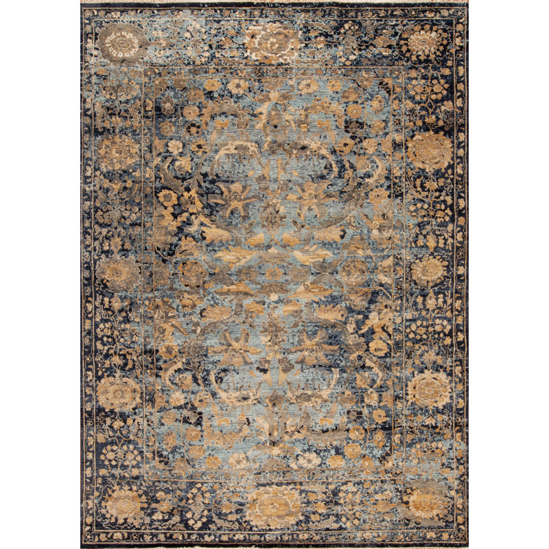 Tapis rectangulaire en laine Shangri-la, Rectangle 10 pi x 14 pi