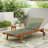 Outdoor Wood Frame Chaise Lounge-928842363