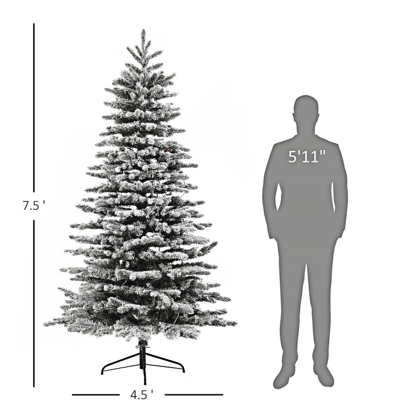 Pre-Lit Mountain Pine Artificial Christmas Tree, 7'5"