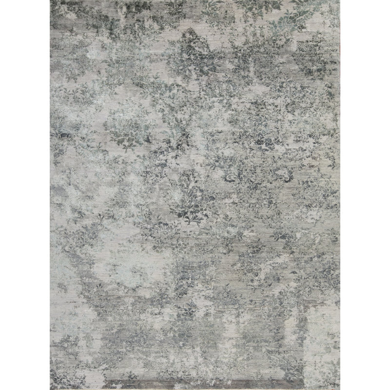 Leonardo Wool & Silk One-of-a-Kind 8.11 X 12.2 Hand Knotted Area Rug