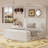 Modern Queen Size Canopy Platform Bed-1259087652