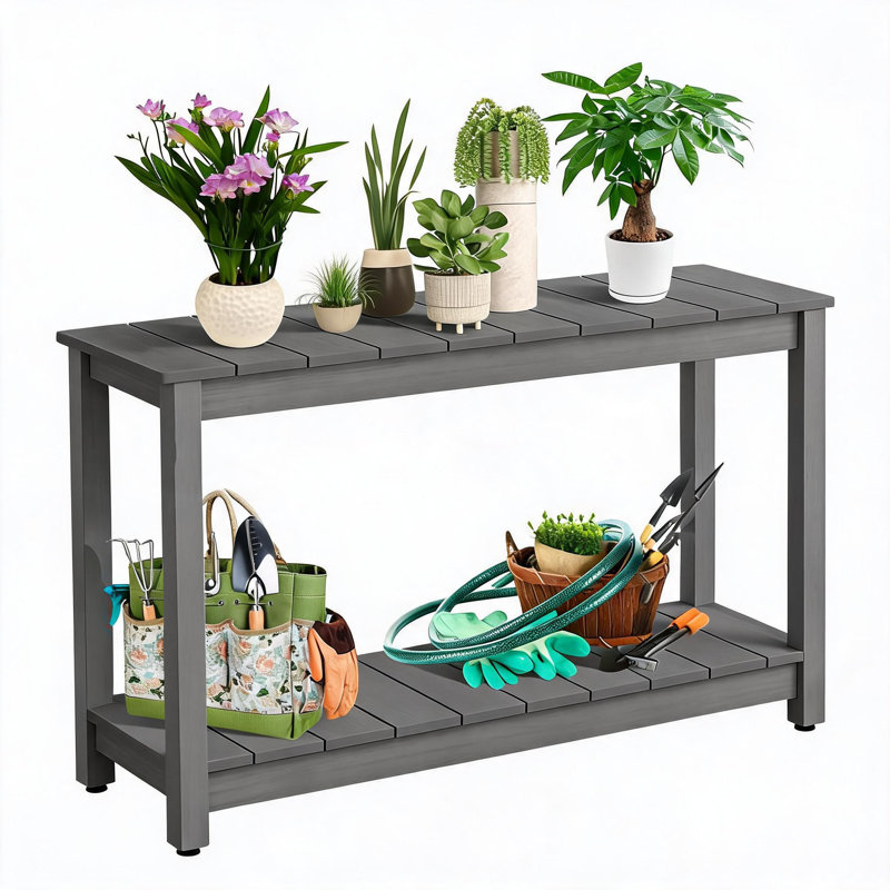 Table de salle à manger en bois, Gris