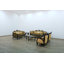 3 Pieces Bellagio Iii Sofa Set Black/gold Fabric