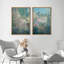 «Vibrant Wildflower Multicolor Flower Modern», reproduction sur toile encadrée 2 pièces-91069306-91069308