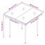 Lasone 4 - Person Patio Dining Set Square Table